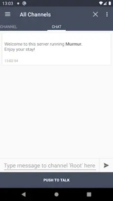 Mumla — Mumble VoIP android App screenshot 1